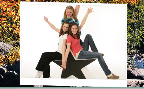 stock photo of teen girls with braces