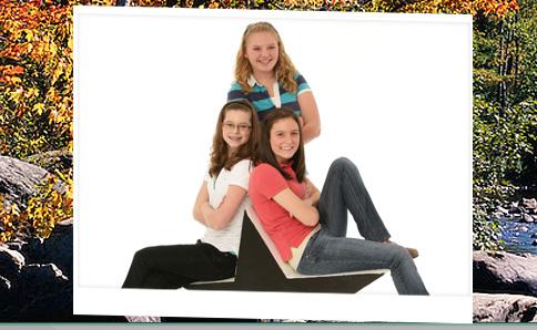 stock photo of two girls with braces