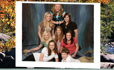 stock photo of a family