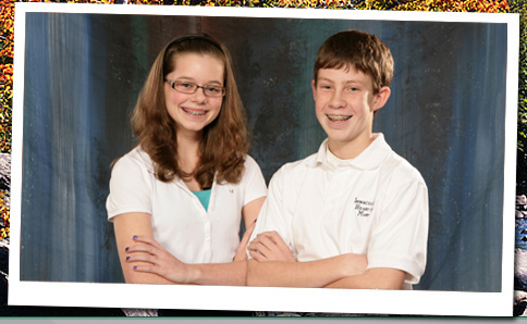 stock photo of kids with braces