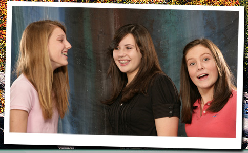 stock photo of kids with braces